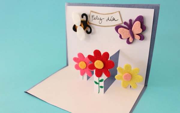 Детская открытка своими руками