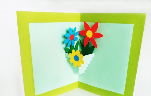 Открытки своими руками из бумаги