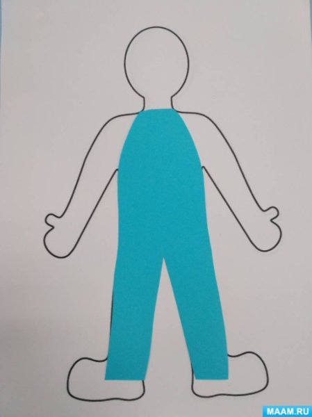 Аппликация аквалангисты в подготовительной группе