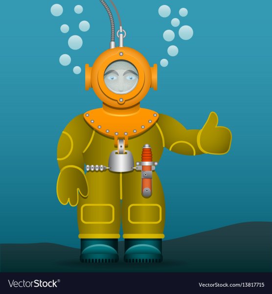 Водолаз мультяшный