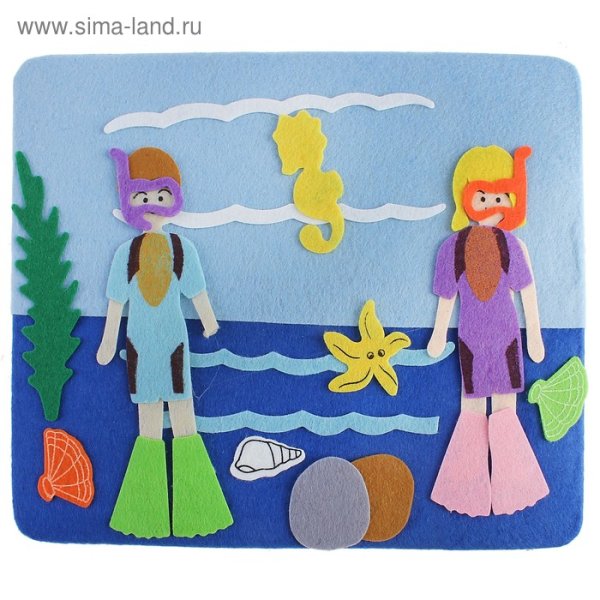 Аппликация аквалангист