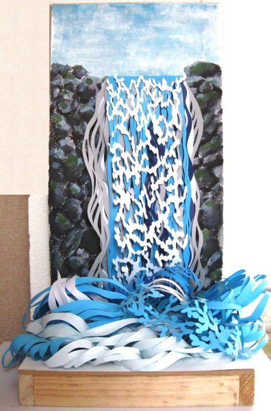 Квиллинг водопад