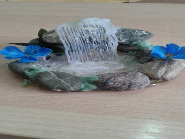 Подделка водопад своими руками