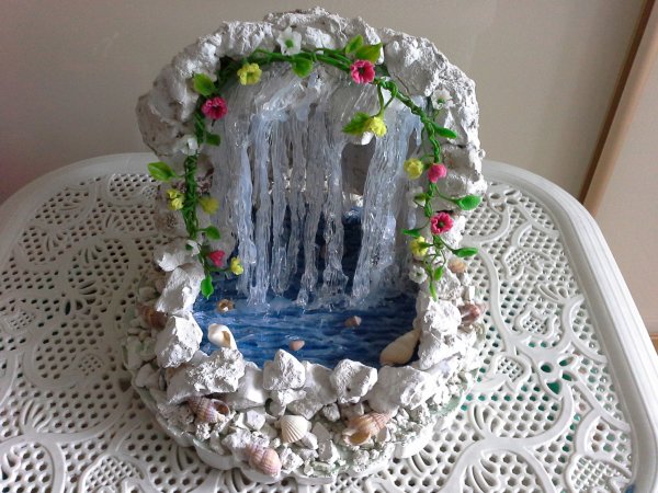 Макет водопада своими руками