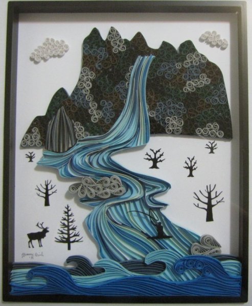 Квиллинг пейзаж