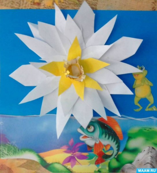 Аппликация водяная Лилия