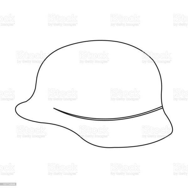 Каска Военная шаблон