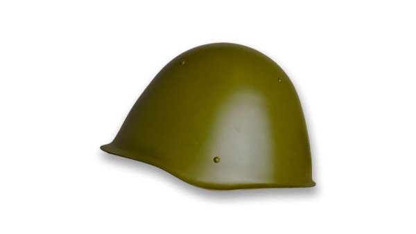 Шлем армейский стальной вектор