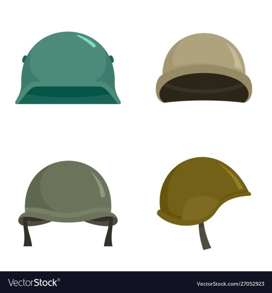 Каска Военная вектор