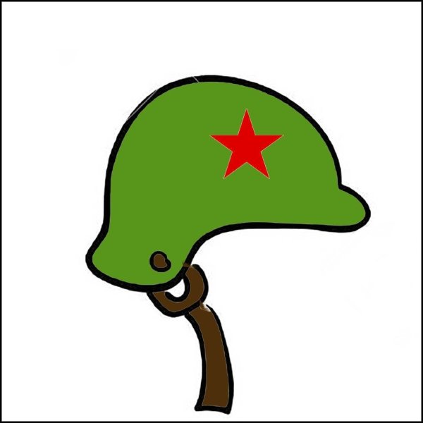 Каска Военная нарисовать