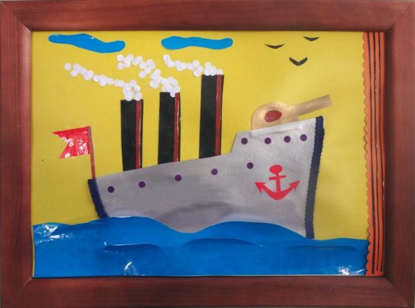 Поделка кораблик