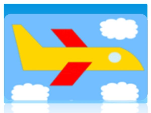 Самолет аппликация для детей