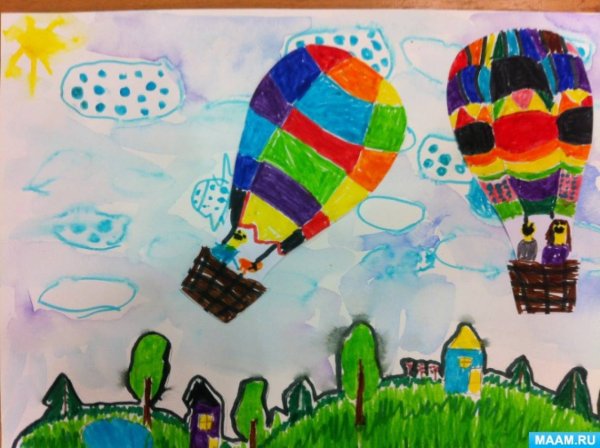 Воздушный шар о работе детского сада