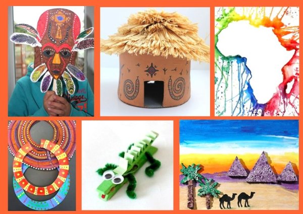 Подделка Африка для деткй