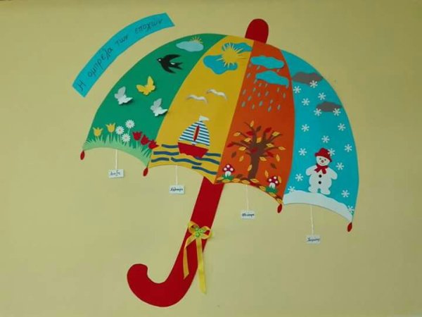 Поделка зонтик для детского сада