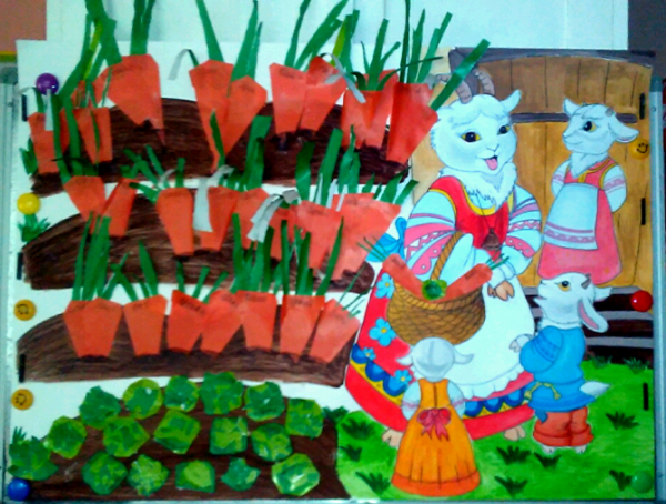 Поделка волк и семеро козлят