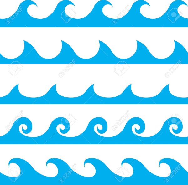 Волны из картона