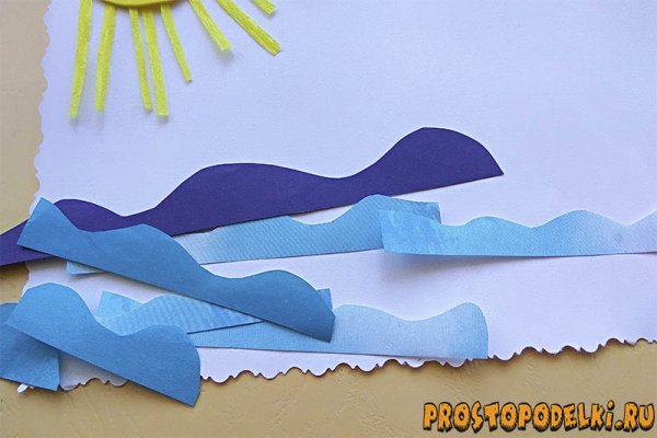 Аппликация море