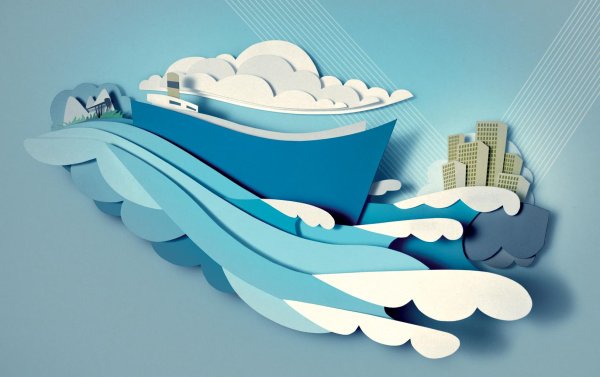 Стилизованные волны