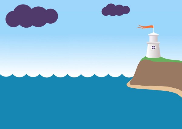 Фон для аппликации море