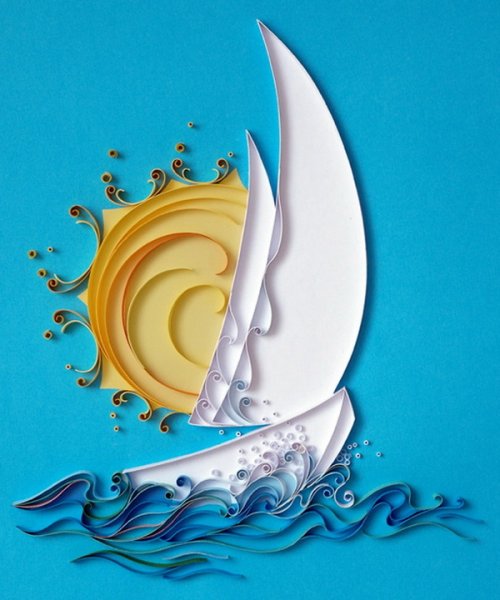 Квиллинг море