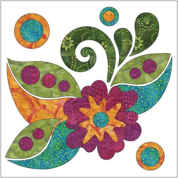 Аппликация из ткани