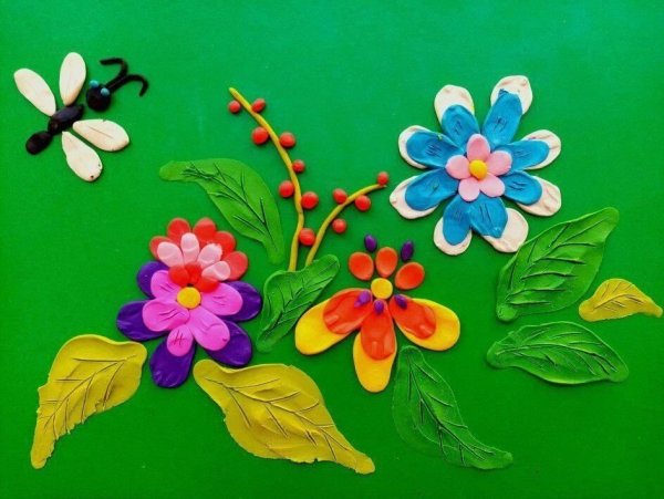 Пластилинография для детей