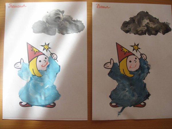 Аппликация волшебник