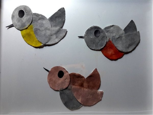 Аппликация птицы