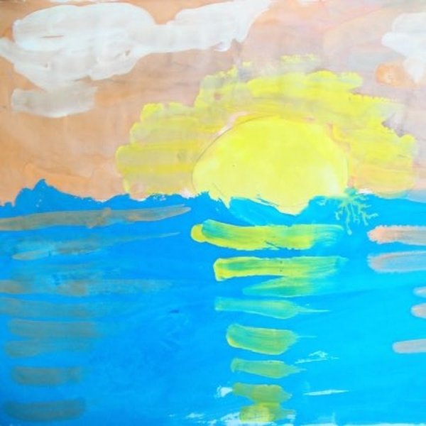 Море рисунок