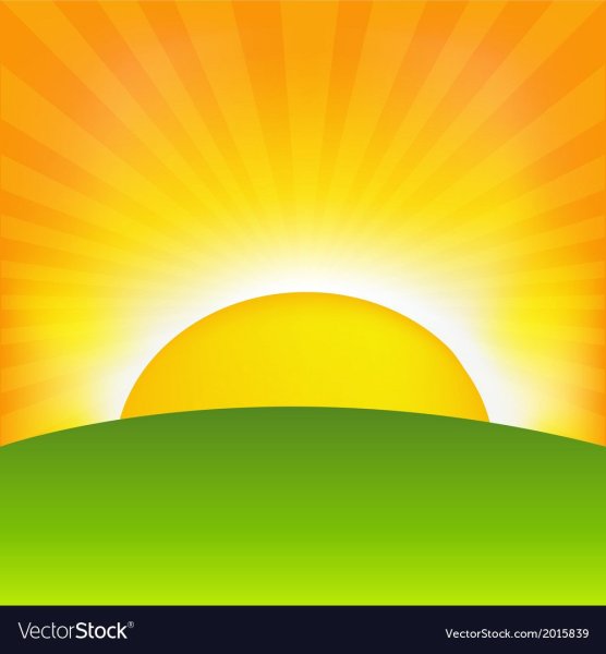 Рассвет рисунок для детей