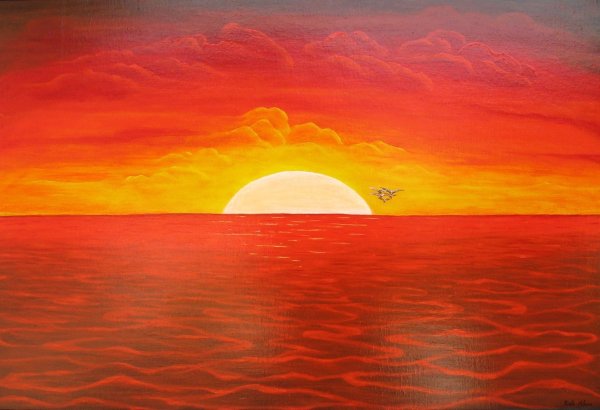 Картина закат
