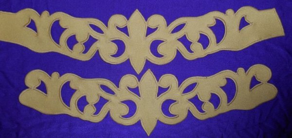 Трафарет для восточного пояса