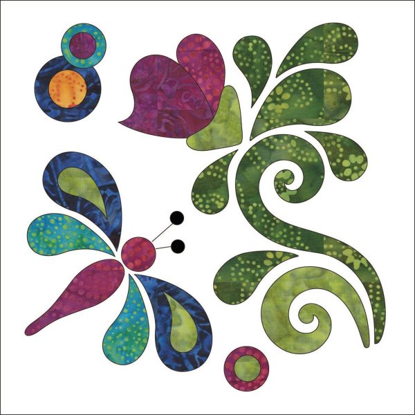 Аппликации из элементов