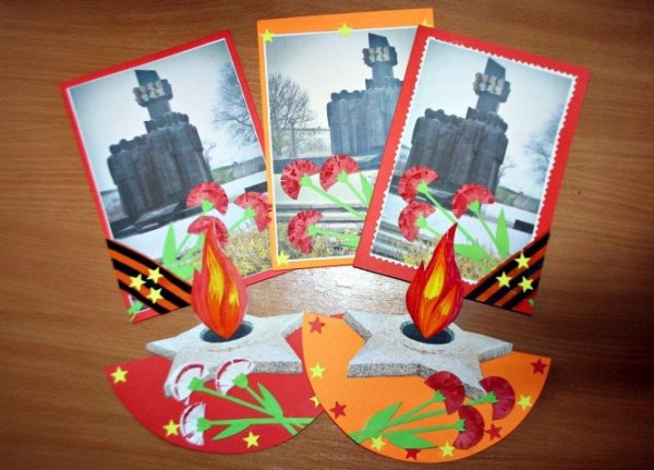 Объемные поделки ко Дню Победы