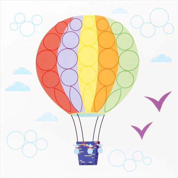 Бумажный воздушный шар