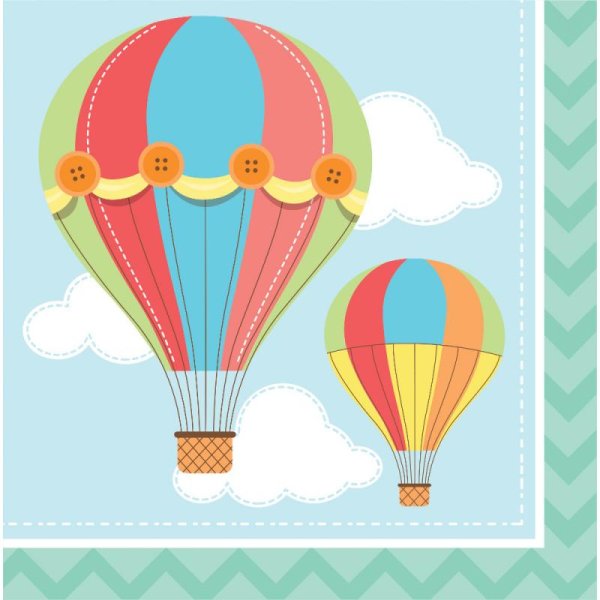 Открытка воздушный шар