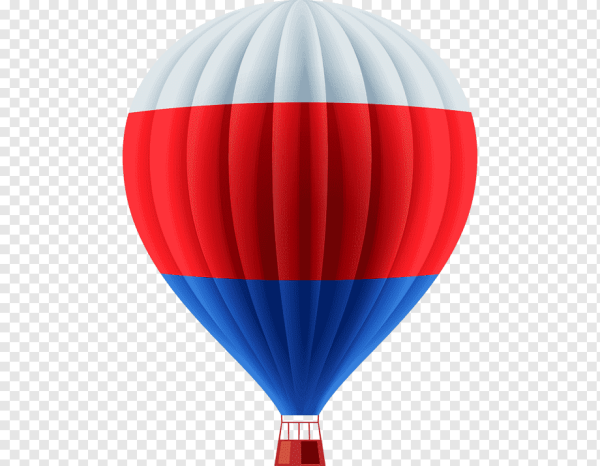 Воздушный шар российский флаг