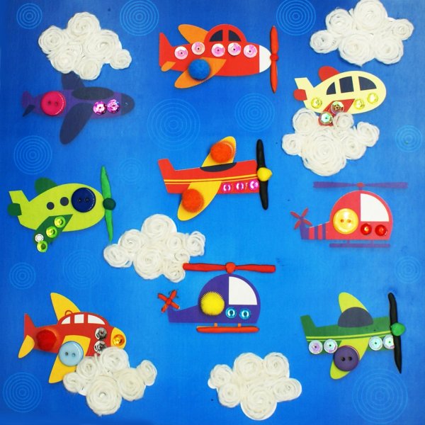 Аппликации для детей транспорт