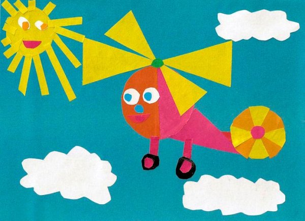 Аппликация для детей 5-6 лет