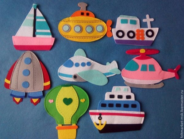 Транспорт из фетра