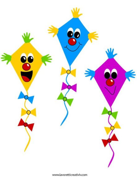 Аппликация воздушного змея