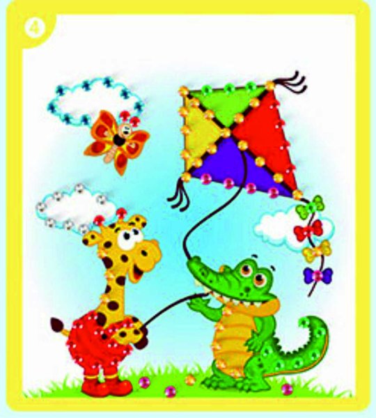 Аппликация воздушного змея