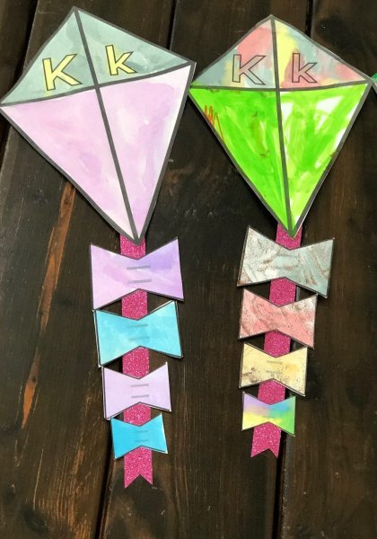 Воздушный змей поделка из бумаги