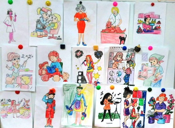 Конкурс рисунков все профессии важны