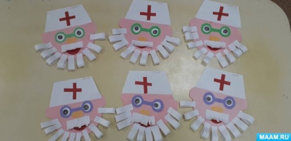 Аппликация в средней группе на тему профессии