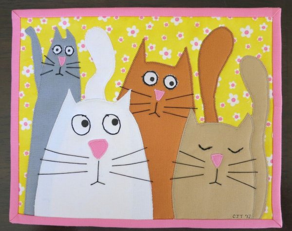 Аппликации котиков