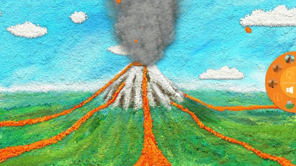 Рисование вулкана в подготовительной группе