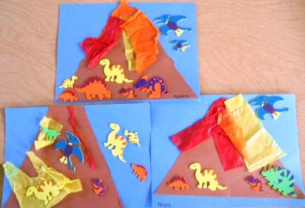 Аппликация вулкан