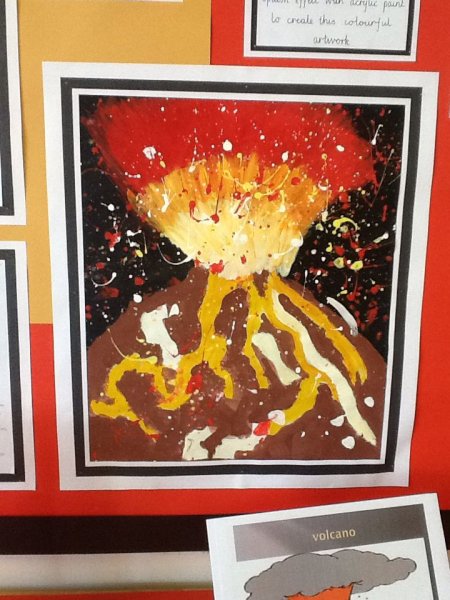 Аппликация вулкан